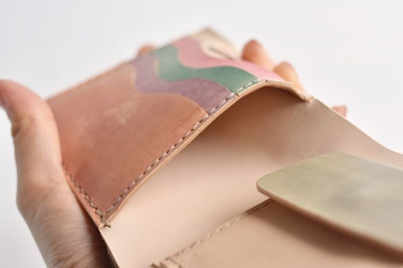 画像6: 秋色（ホックの二つ折り財布） (6)