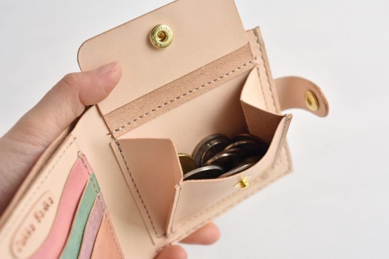 画像7: 秋色（ホックの二つ折り財布） (7)