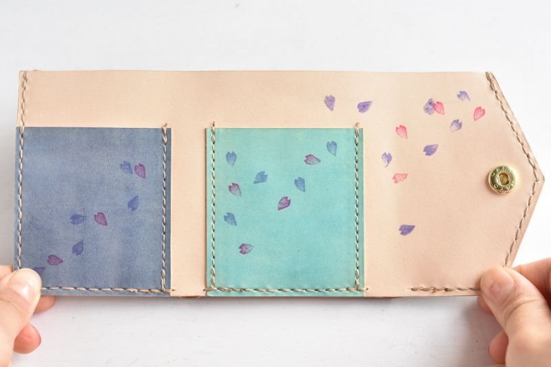 画像4: 星空 × Graffiti × 桜（ミニ財布） (4)