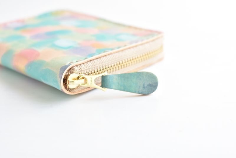 画像3: キャンディ blue ver.（ラウンドファスナー小銭入れ） (3)