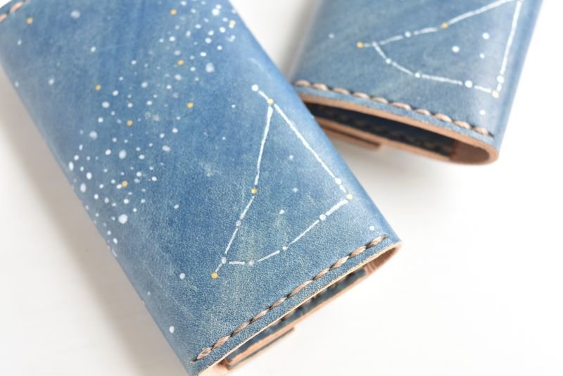 画像3: 【オーダー品】星空 (キーケース) (3)