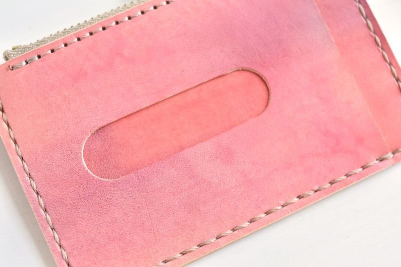 画像4: カントリーレッド（ファスナー付きパスケース） (4)