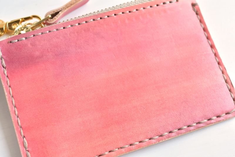 画像2: カントリーレッド（ファスナー付きパスケース） (2)