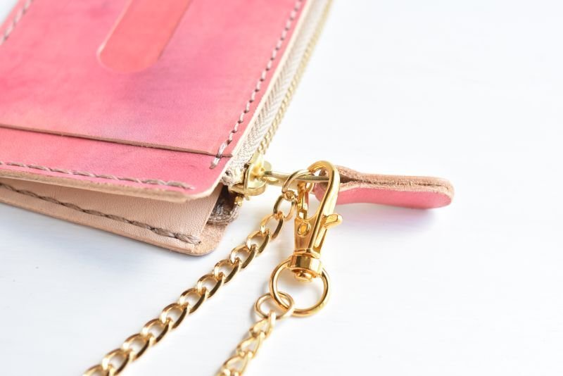 画像6: カントリーレッド（ファスナー付きパスケース） (6)