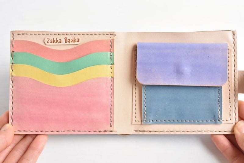 画像6: あじさい  No.131(ホックの二つ折り財布) (6)