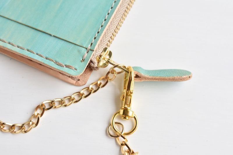 画像6: 空色（ファスナー付きパスケース） (6)