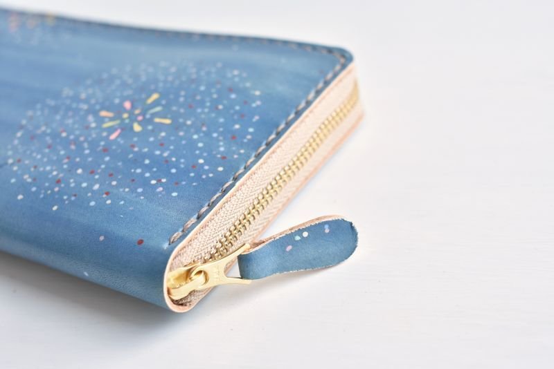 画像3: 花火（ラウンドファスナー長財布） (3)
