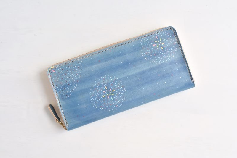 画像4: 花火（ラウンドファスナー長財布） (4)