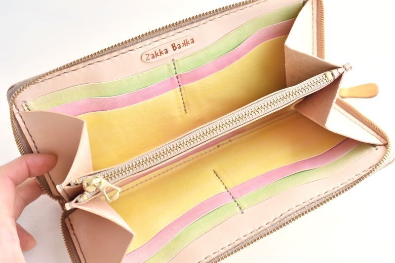 画像6: レモン No.43(ラウンドファスナー長財布) (6)