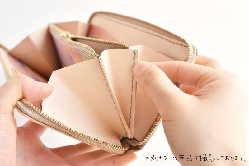 画像8: チョコレート(ラウンドファスナー長財布) (8)