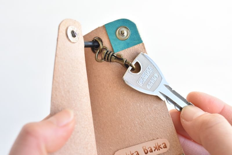 画像4: ブルーグラデーションのキーケース (4)