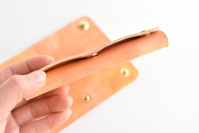 画像2: みかん色のハンドルカバー (2)