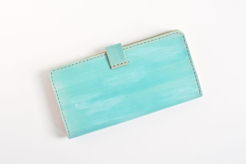 画像4: 空色（二つ折りの長財布） (4)