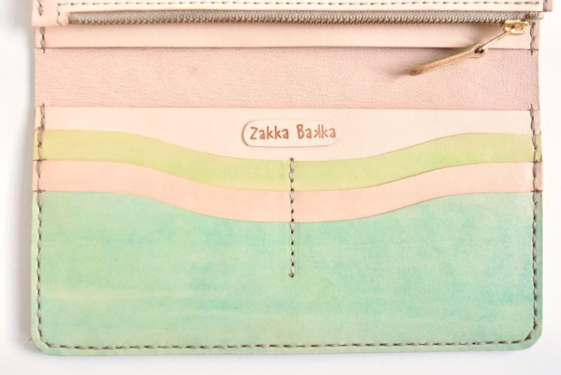 画像7: 空色（二つ折りの長財布） (7)