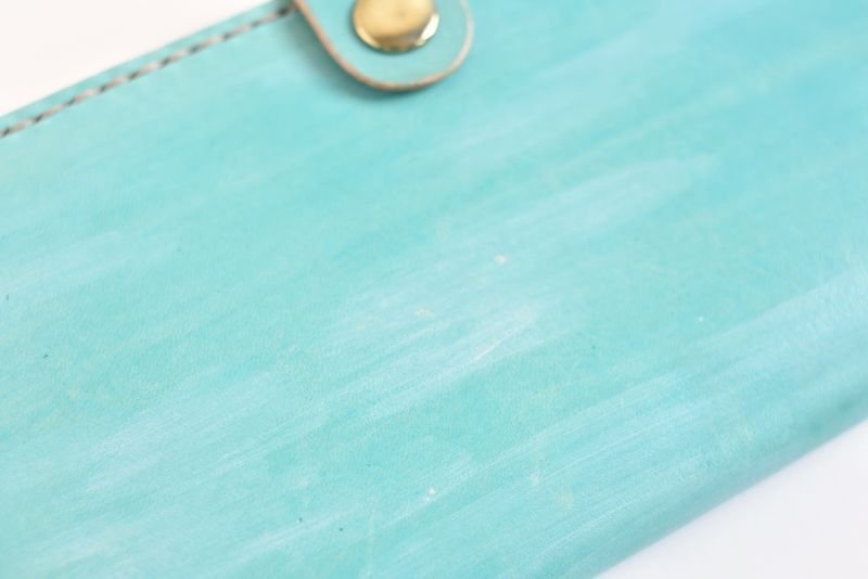 画像2: 空色（二つ折りの長財布） (2)