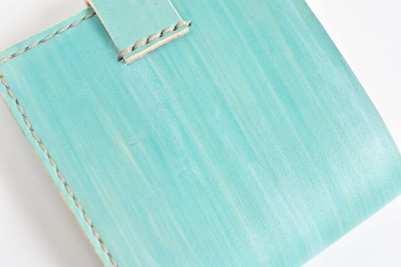 画像5: 空色（ホックの二つ折り財布） (5)