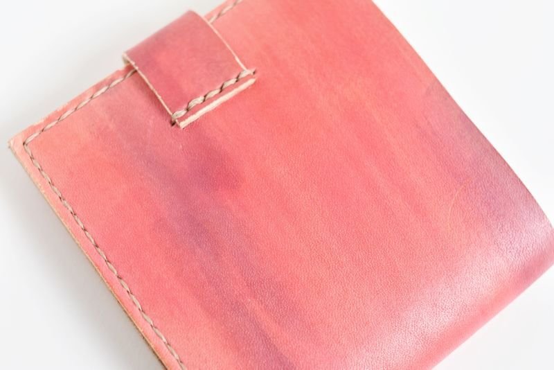 画像5: カントリーレッド（ホックの二つ折り財布） (5)
