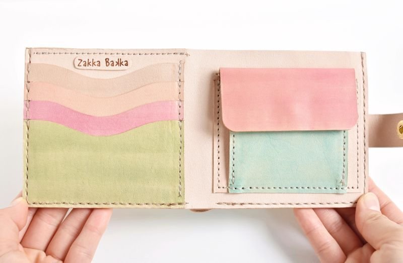 画像6: 石ころ（ホックの二つ折り財布） (6)