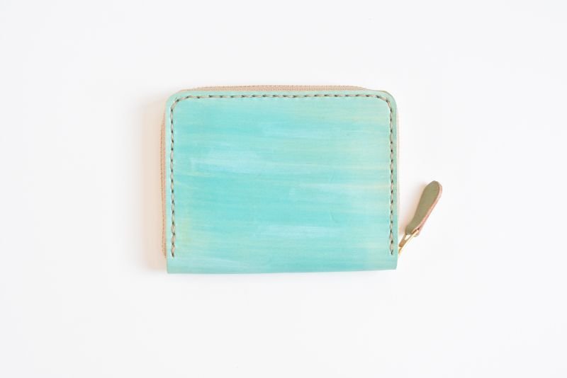 画像4: 空色  No.98（ラウンドファスナー小銭入れ） (4)