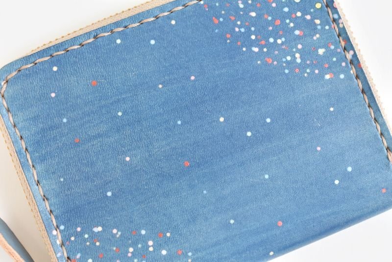 画像2: 花火  No.24（ラウンドファスナー小銭入れ） (2)