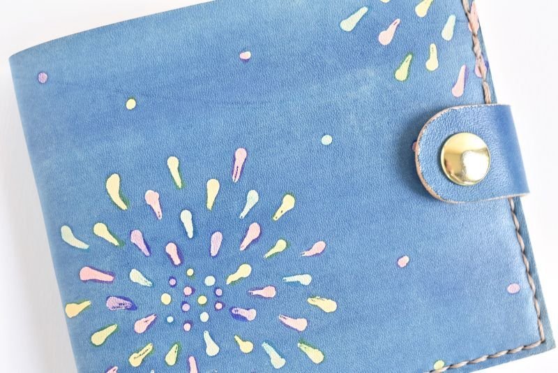 画像2: 花火(ホックの二つ折り財布) (2)