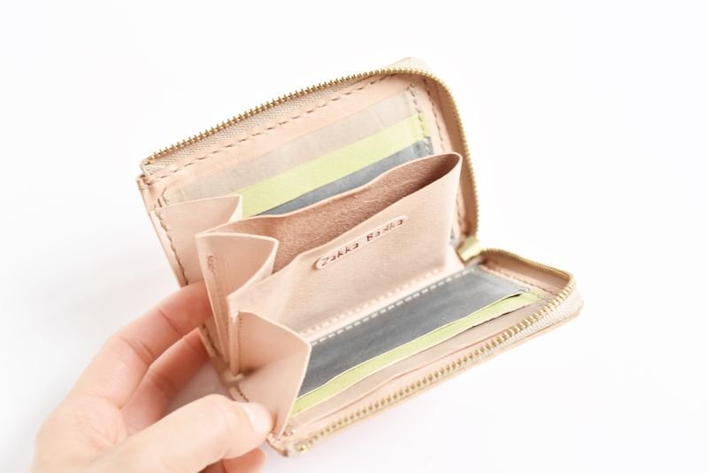 画像6: カントリーレッド（L字ファスナーミニ財布） (6)