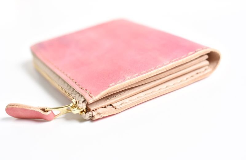 画像4: カントリーレッド（L字ファスナーミニ財布） (4)