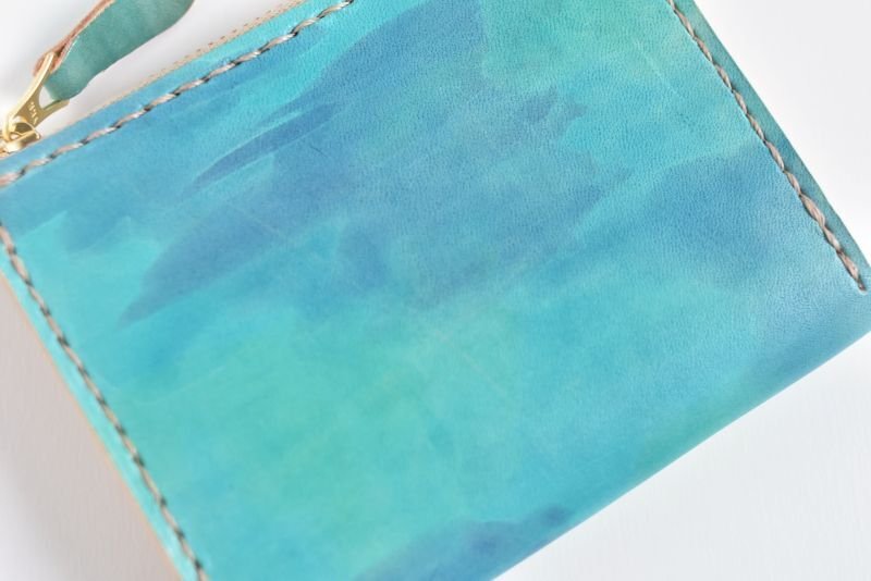 画像2: Under the Sea(L字ファスナーミニ財布) (2)