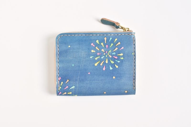 画像5: 花火（L字ファスナーミニ財布） (5)