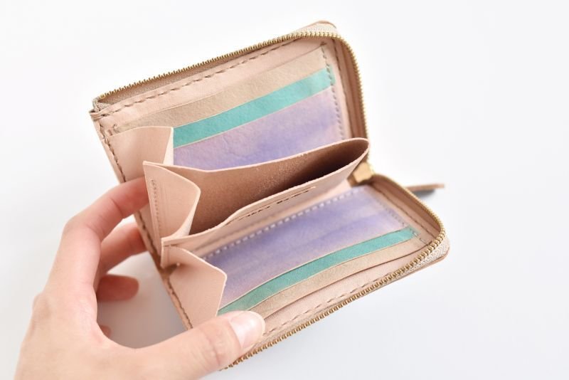 画像8: あじさい（L字ファスナーミニ財布） (8)