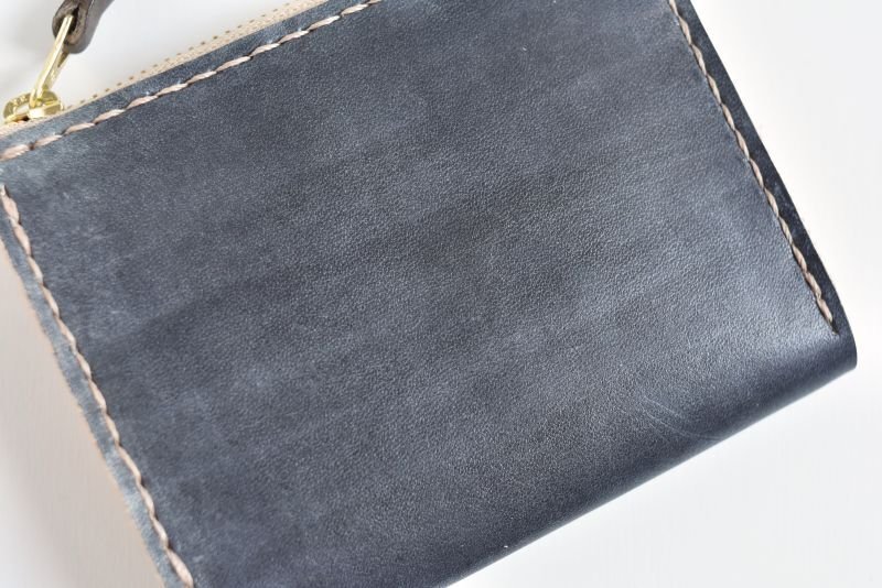 画像2: the Black（L字ファスナーミニ財布） (2)