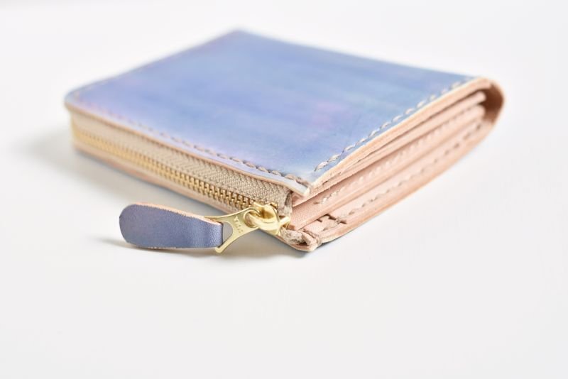 画像4: あじさい（L字ファスナーミニ財布） (4)