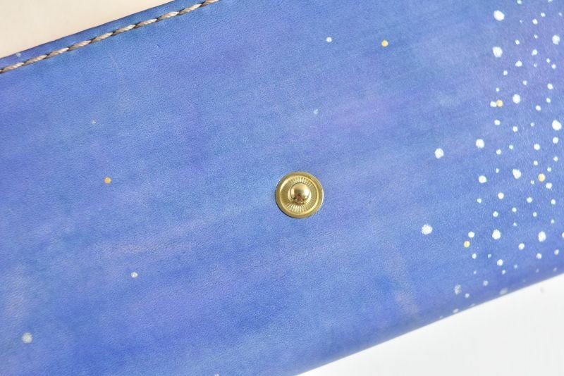 画像8: あじさい × 星空(三つ折り長財布) (8)