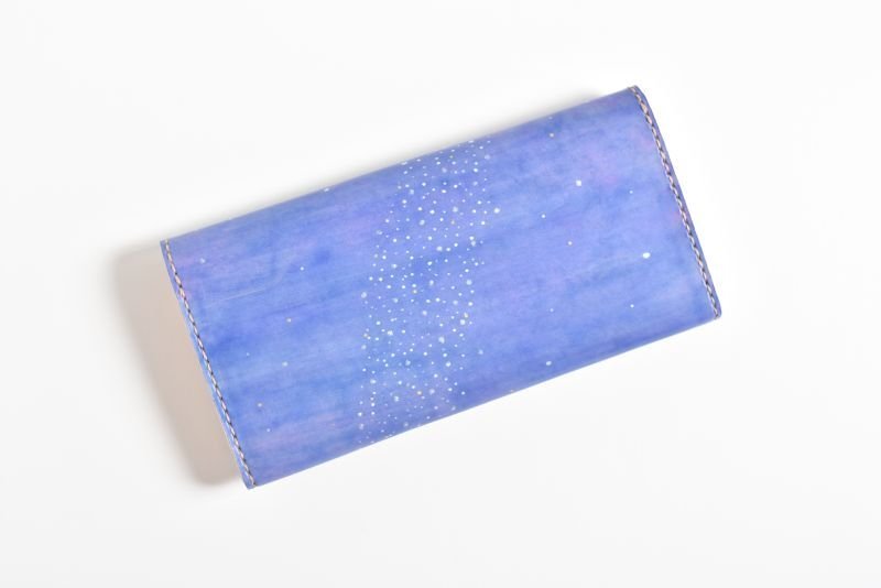 画像4: あじさい × 星空(三つ折り長財布) (4)