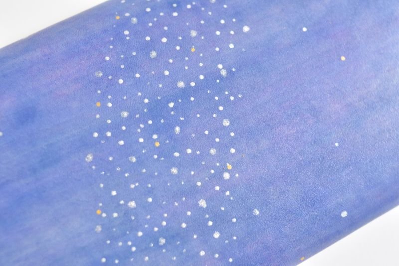 画像5: あじさい × 星空(三つ折り長財布) (5)