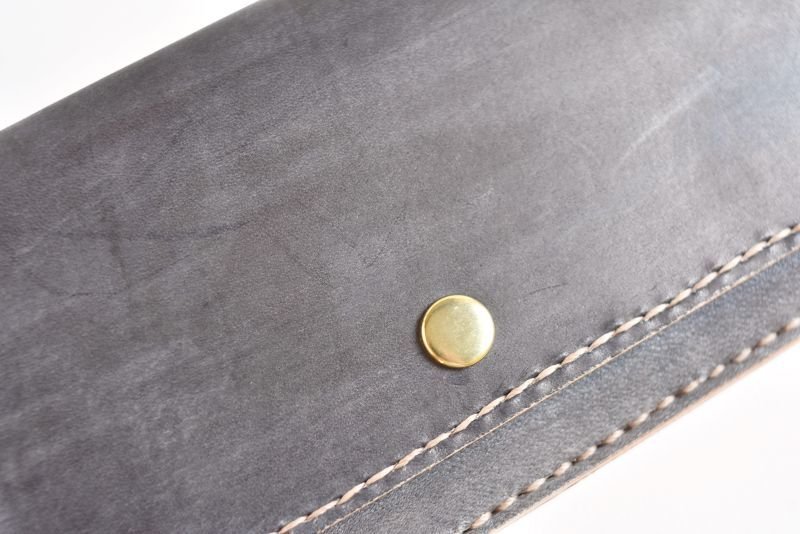 画像2: the Black（スリムな長財布） (2)