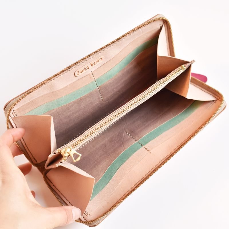 画像7: カントリーレッド（ラウンドファスナー長財布） (7)