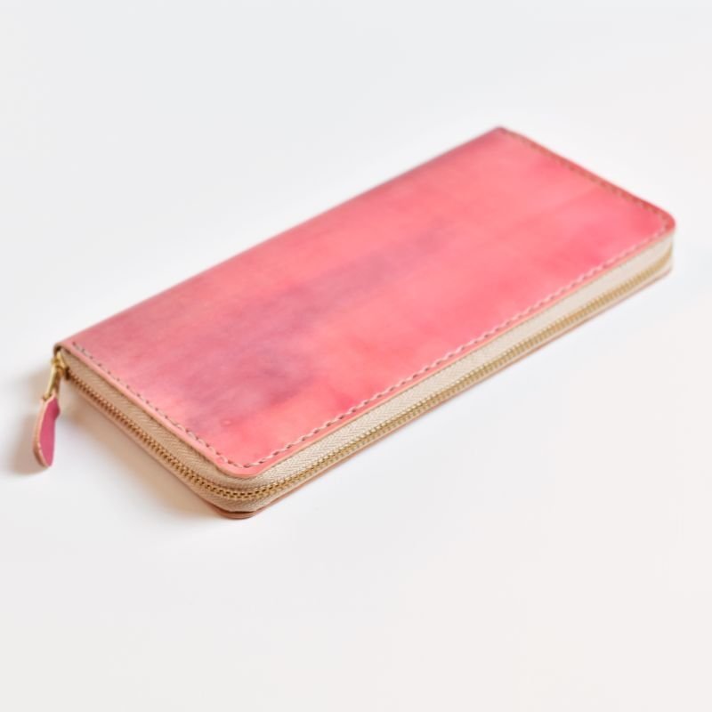 画像4: カントリーレッド（ラウンドファスナー長財布） (4)