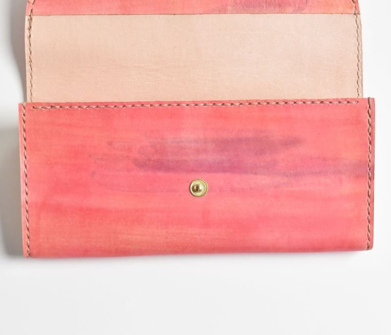 画像9: カントリーレッド（三つ折り長財布） (9)