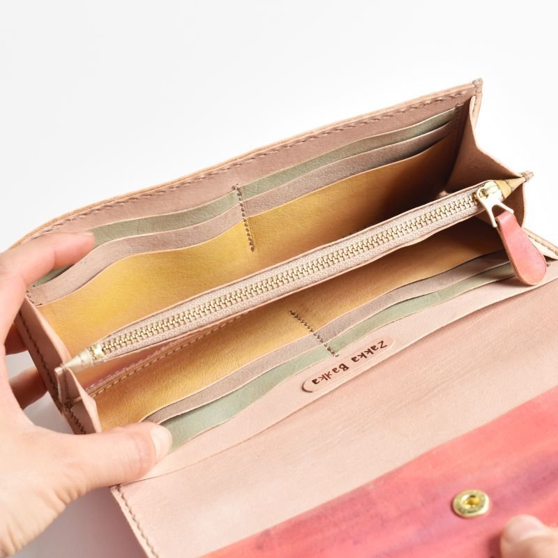 画像10: カントリーレッド（三つ折り長財布） (10)