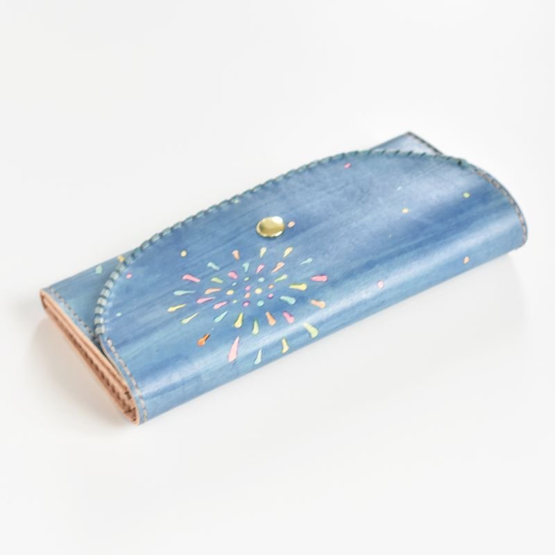 画像5: 花火（三つ折り長財布） (5)