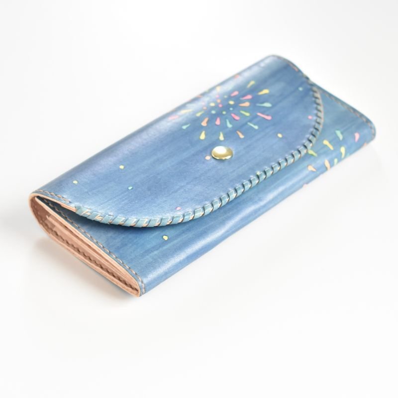 画像3: 花火（三つ折り長財布） (3)