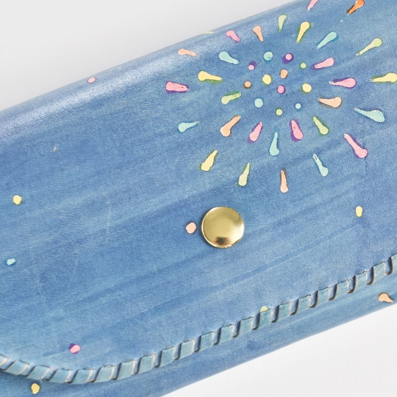 画像2: 花火（三つ折り長財布） (2)