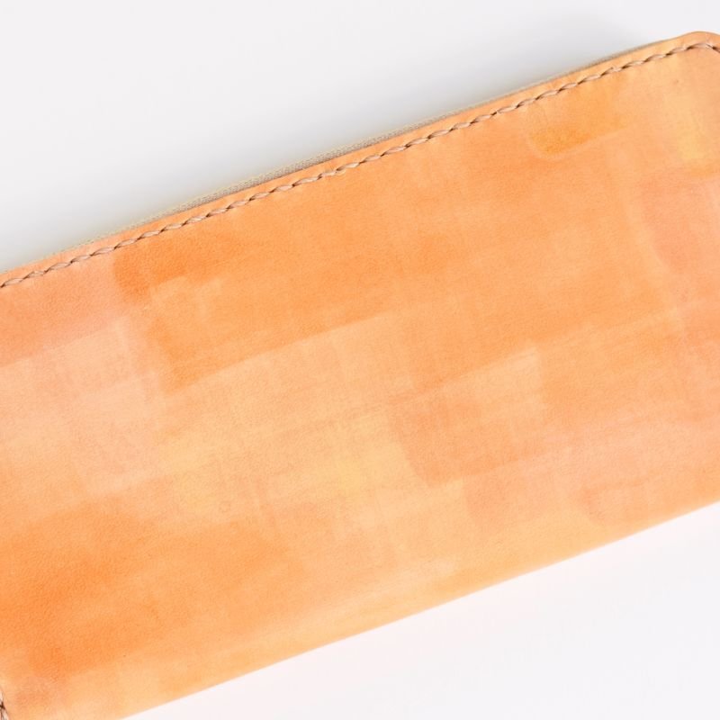 画像2: みかん（ラウンドファスナー長財布） (2)