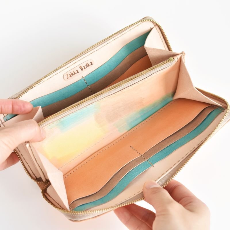 画像7: みかん（ラウンドファスナー長財布） (7)