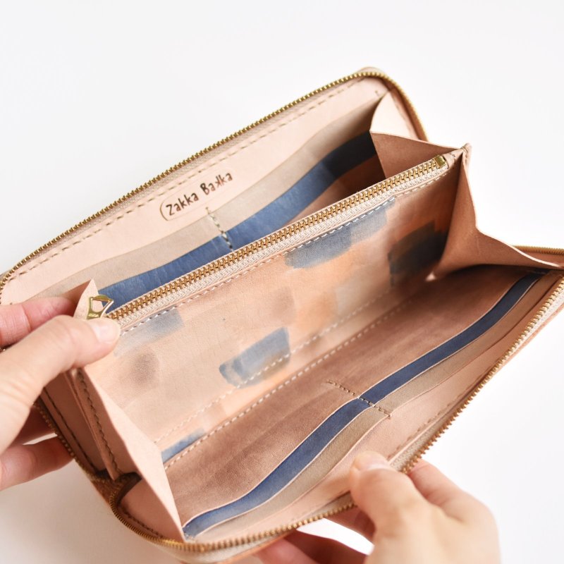 画像7: 秋色（ラウンドファスナー長財布） (7)