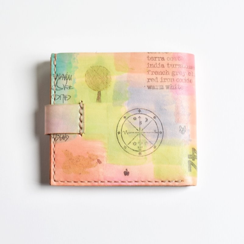 画像2: Graffiti（ホックの二つ折り財布） (2)