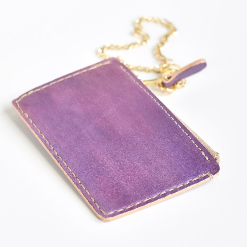 画像3: あずき色(小銭入れつきパスケース) (3)