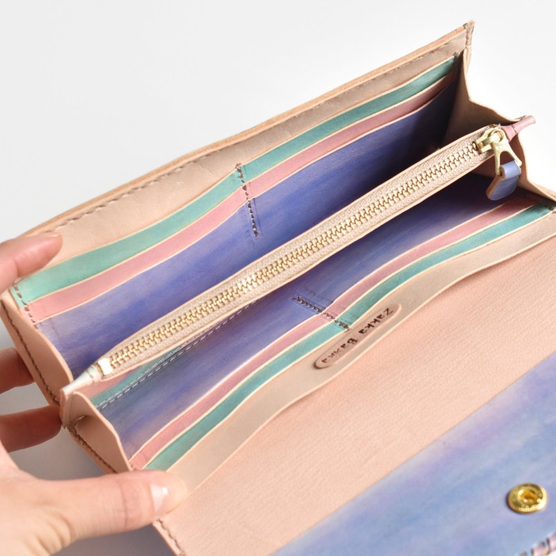 画像7: あじさい（三つ折り長財布） (7)