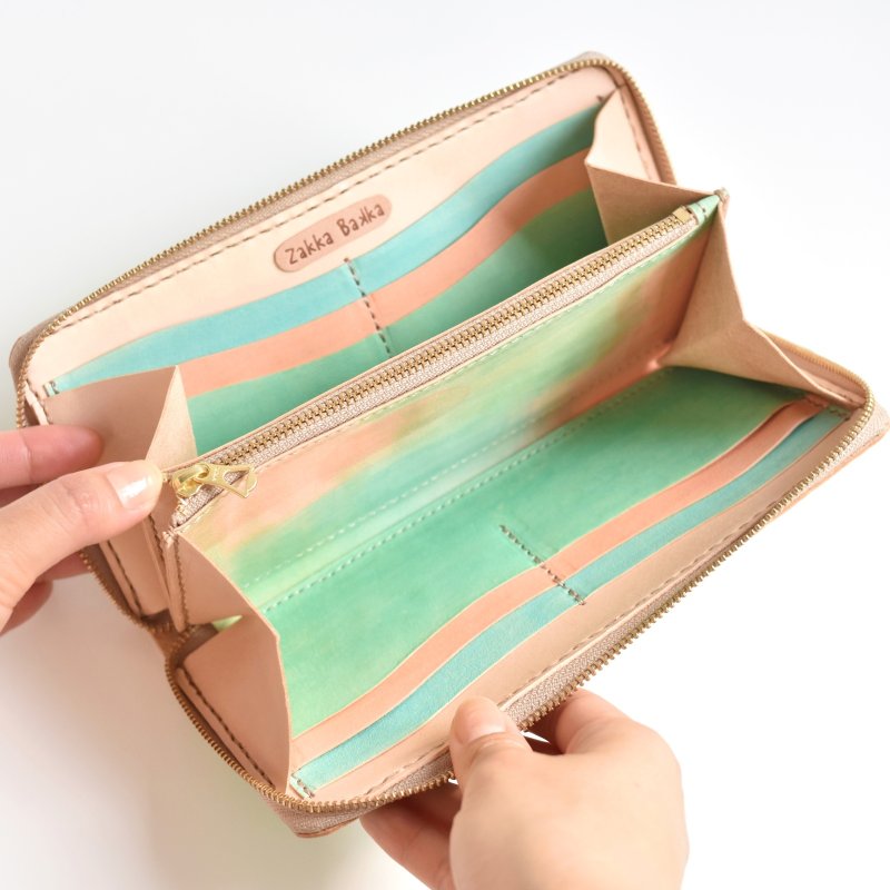 画像6: 森林浴 （ラウンドファスナー長財布） (6)